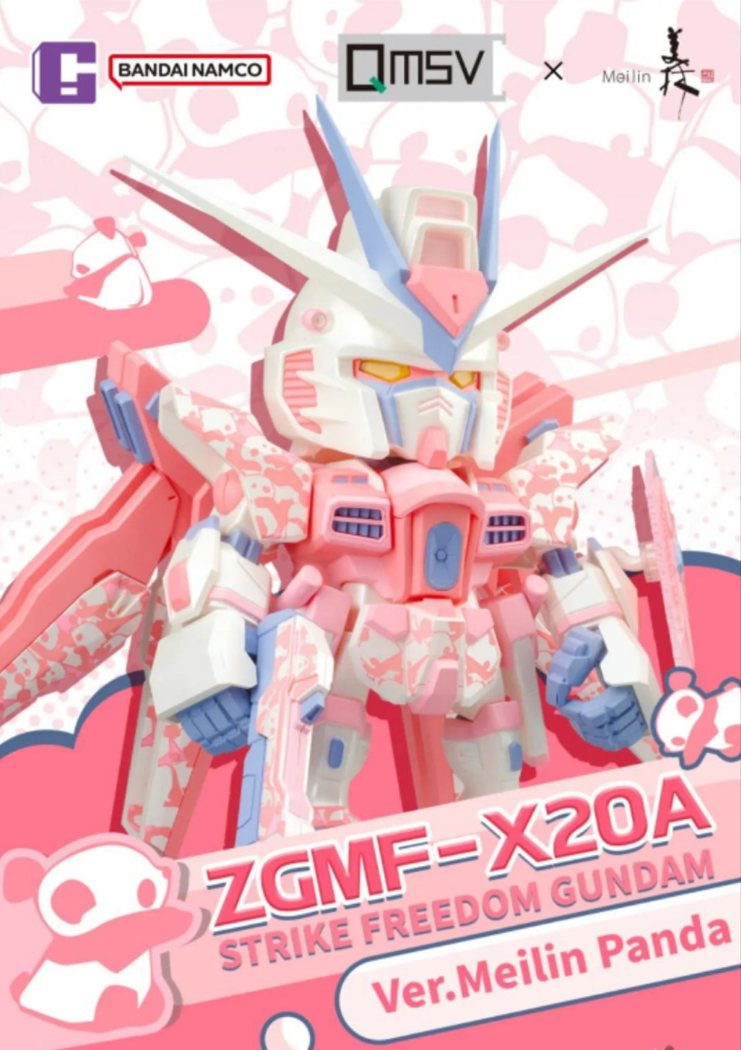 Instock] QMSV ZGMF-X20A STRIKE FREEDOM GUNDAM VER. MEILIN PANDA