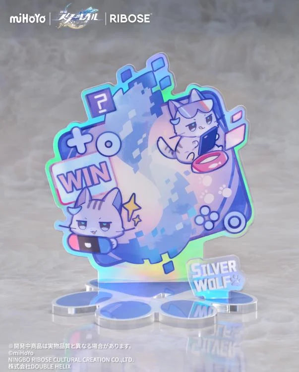 [Pre-order]Honkai Star Rail Rise Up+ Chibi Cat Series Silver Wolf Figure