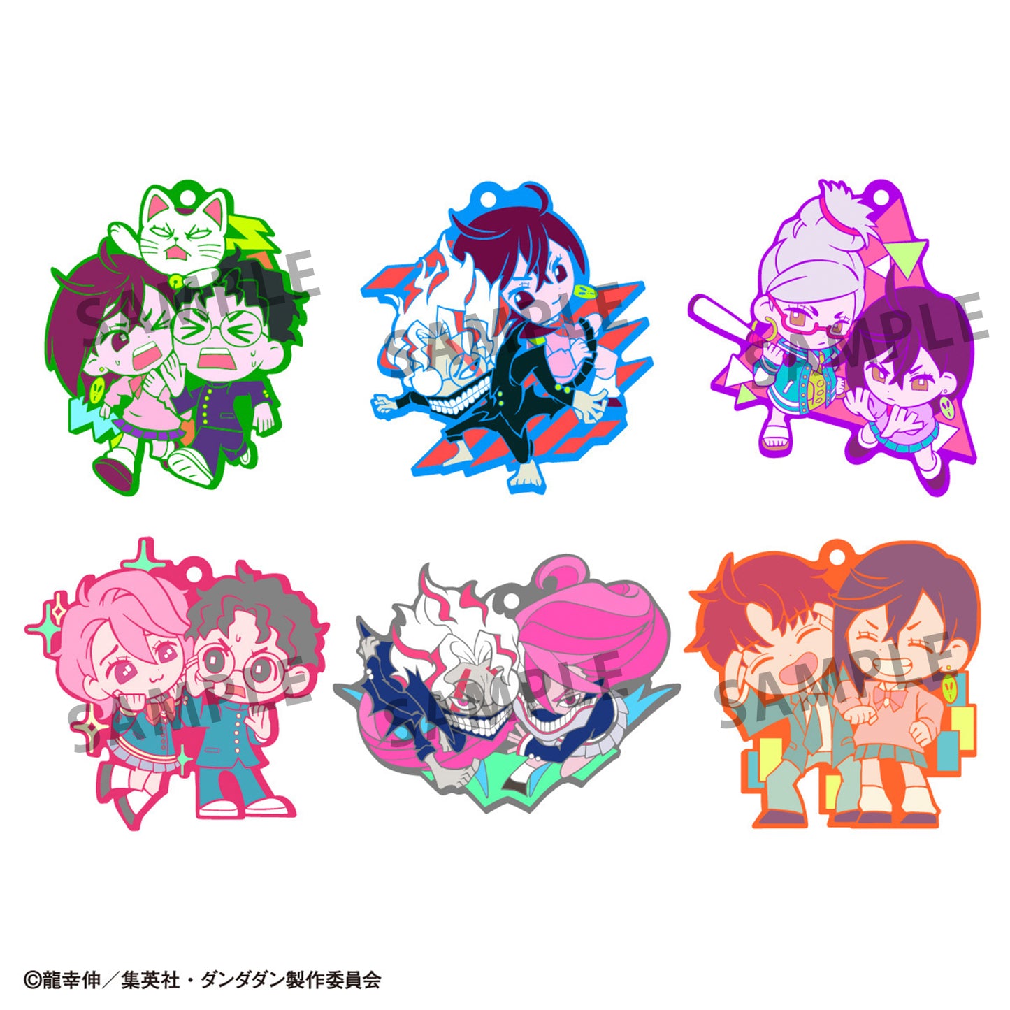 [Pre-order]box of 6 - Rubber Mascot Buddycolle TV Anime ”DAN DA DAN”