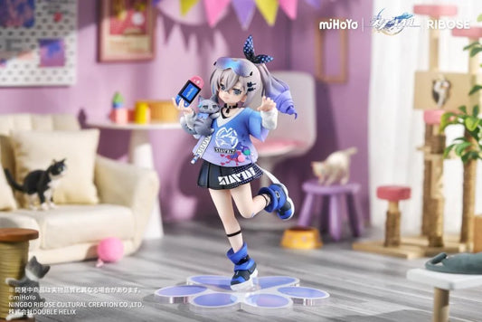 [Pre-order]Honkai Star Rail Rise Up+ Chibi Cat Series Silver Wolf Figure