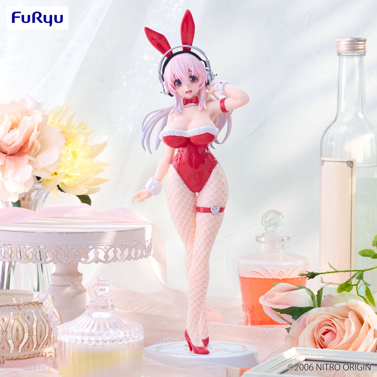 [Pre-order]Furyu-SUPER SONICO BiCute Bunnies Figure -Red Color ver.