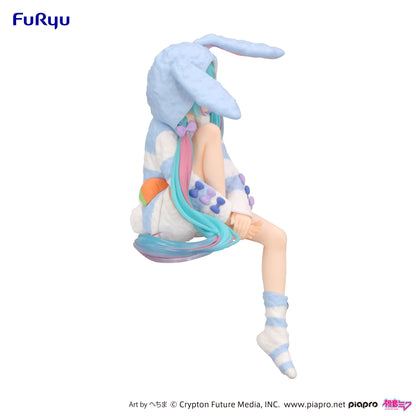 [Pre-order] Furyu-Vocaloid Hatsune Miku (Rabbit Ear Hood Pajama Blue Color Ver.) Noodle Stopper Figure
