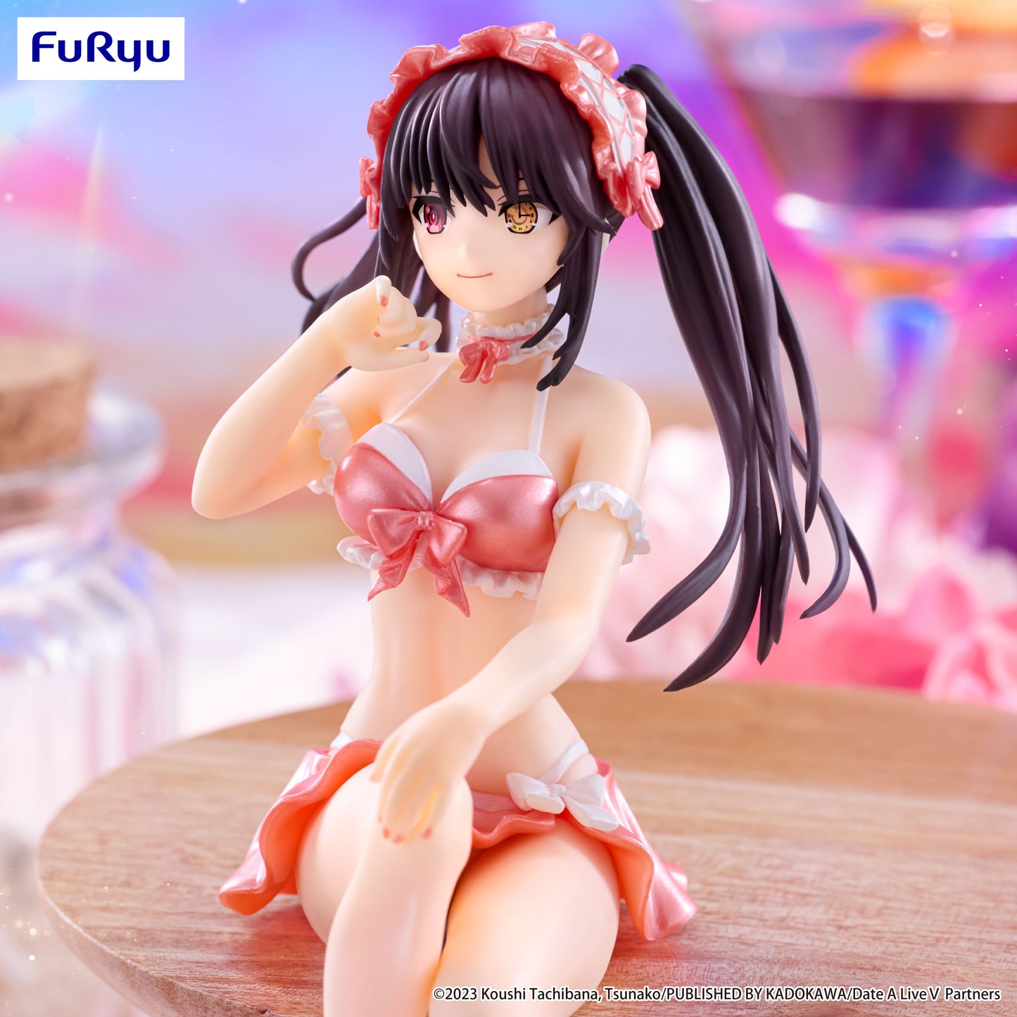 [Pre-order]Date A LiveⅤ Noodle Stopper Figure -Kurumi Tokisaki Swimsuit Pastel Red Color ver.-