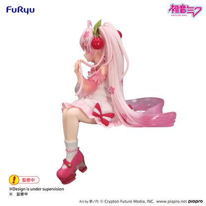 [Pre-order]Furyu Hatsune Miku Noodle Stopper Figure -Sakura Miku 2025 Wink ver.-