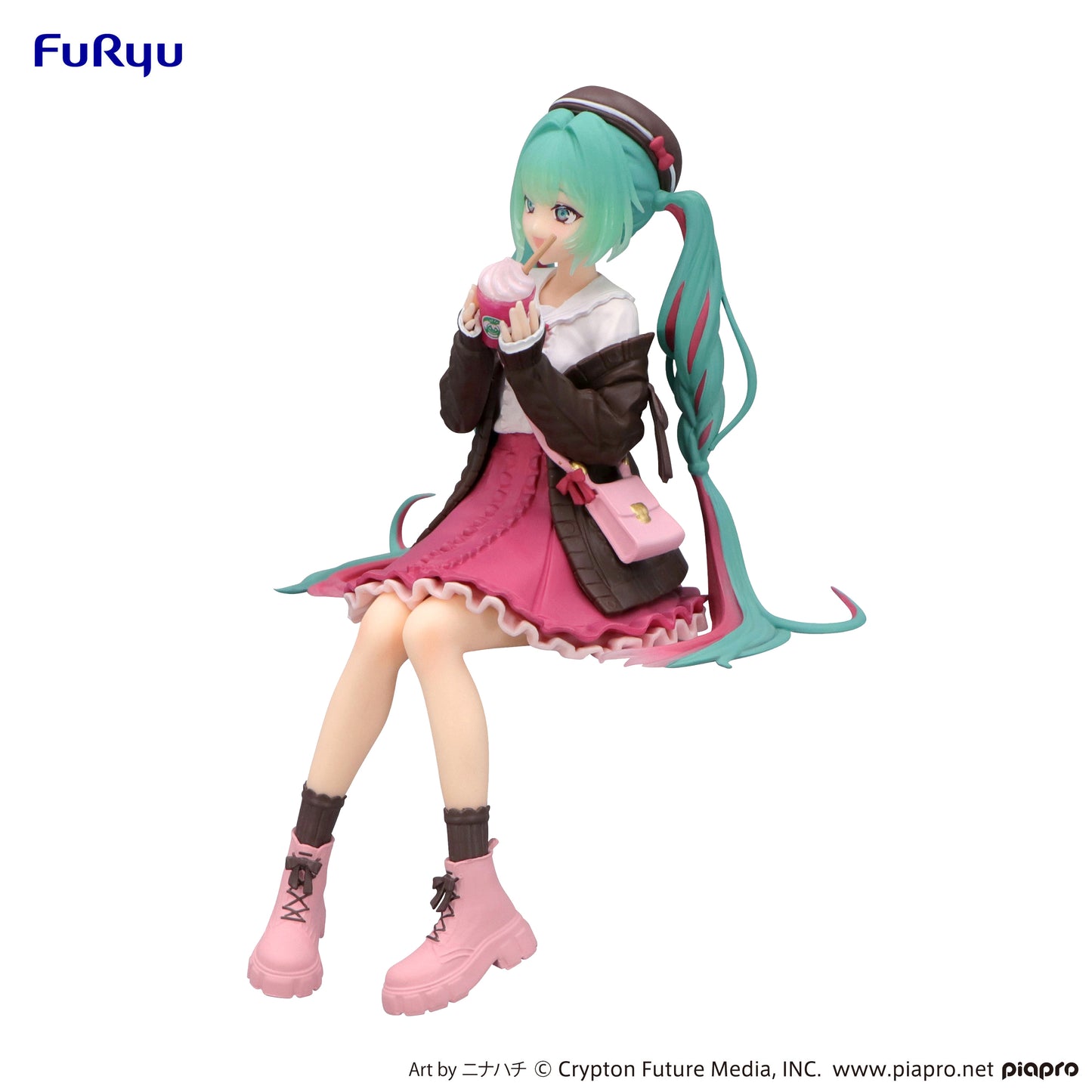 [Pre-order] Furyu-Hatsune Miku-Autumn Date Pink Color ver.-Noodle Stopper Figure