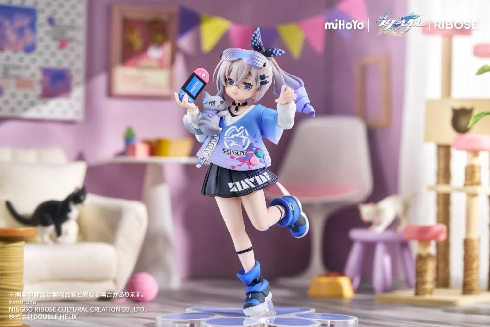 [Pre-order]Honkai Star Rail Rise Up+ Chibi Cat Series Silver Wolf Figure