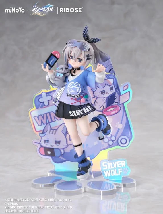 [Pre-order]Honkai Star Rail Rise Up+ Chibi Cat Series Silver Wolf Figure