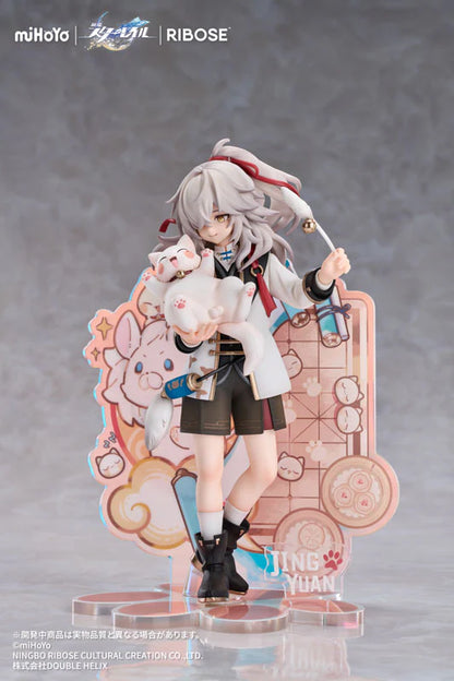 [Pre-order]Ribose - RISE UP+ - Honkai: Star Rail - Chibi Cat Series Figure - Jing Yuan Ver.