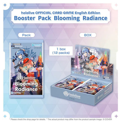 [Instock]hololive OFFICIAL CARD GAME Booster Pack Blooming Radiance Booster Box/packs(EN0