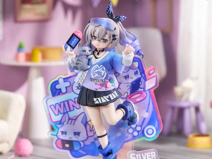 [Pre-order]Honkai Star Rail Rise Up+ Chibi Cat Series Silver Wolf Figure