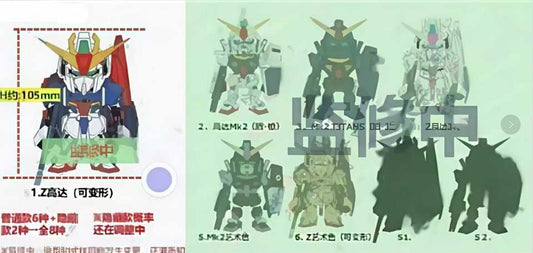 [Pre-order]Bandai Namco - QMSV Mini Z GUNDAM & GUNDAM MK-II