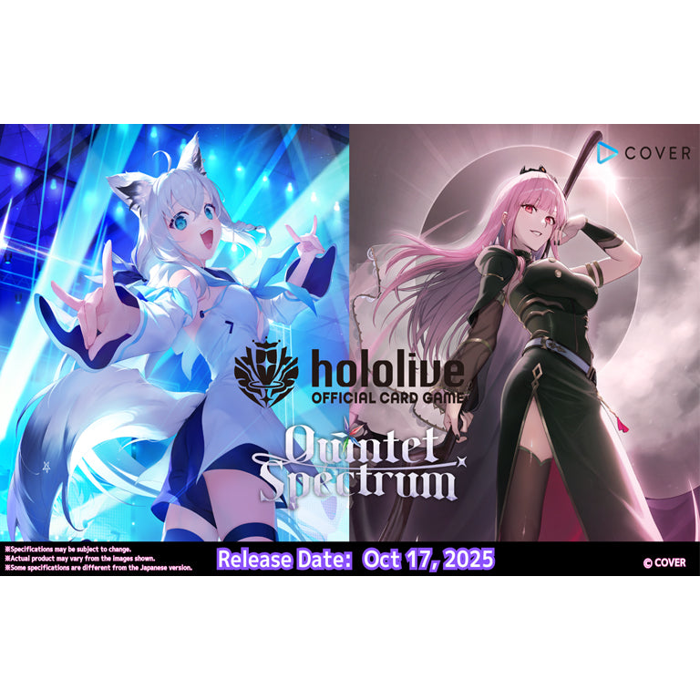 [Pre-order]hololive OFFICIAL CARD GAME Booster Pack Quintet Spectrum [hOCG-hBP02e]