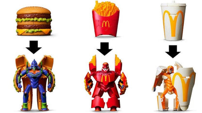 [Instock]  McDonald's x Evangelion figure set