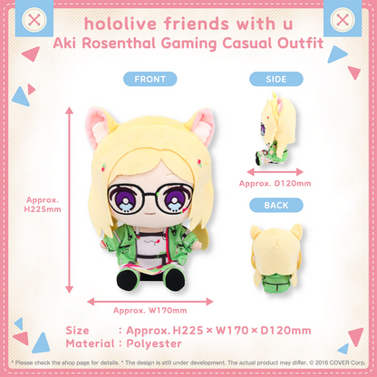 [Pre-order]Hololive friends with u Aki Rosenthal Gaming Casual Outfit