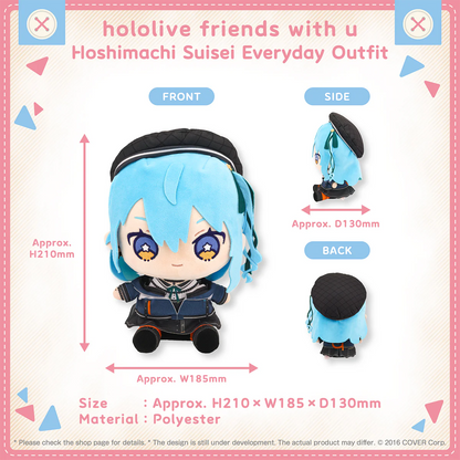 [Instock]Hololive friends with u Hoshimachi Suisei Everyday Outfit