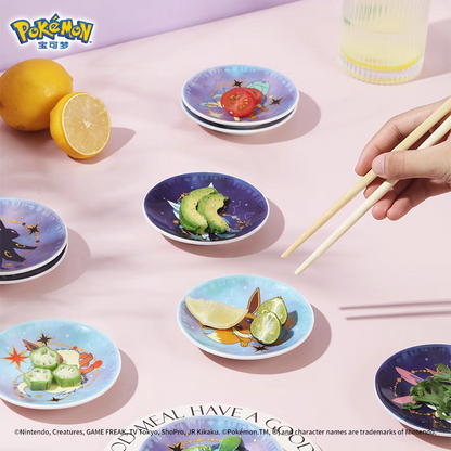 [Instock]Pokemon x Shunxiang Ceramic Eeveelution Dipping Plate Set of 9